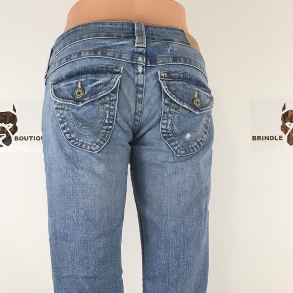 True Religion Distressed jeans sz 26 ( EUC ) - Picture 5 of 7